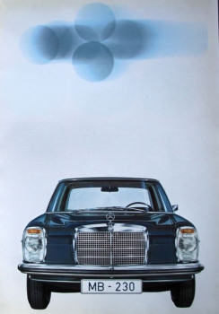 Mercedes-Benz 230 Modelprogram 1968 Carbrochure (1559)